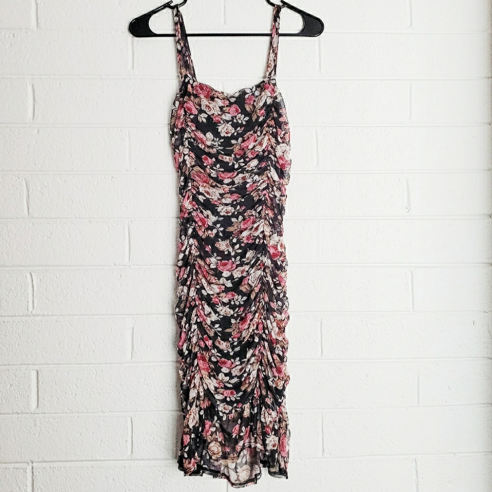 Floral Scrunch Dress